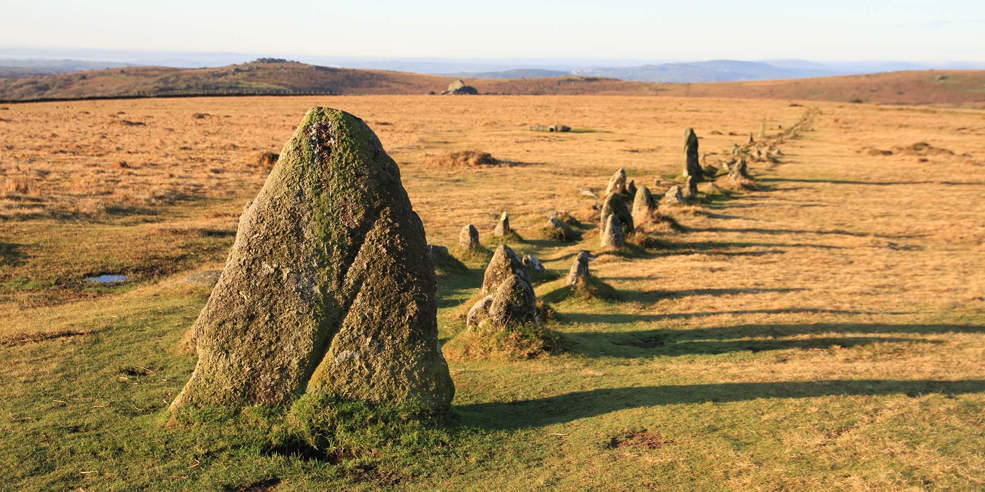 Merrivale stone row