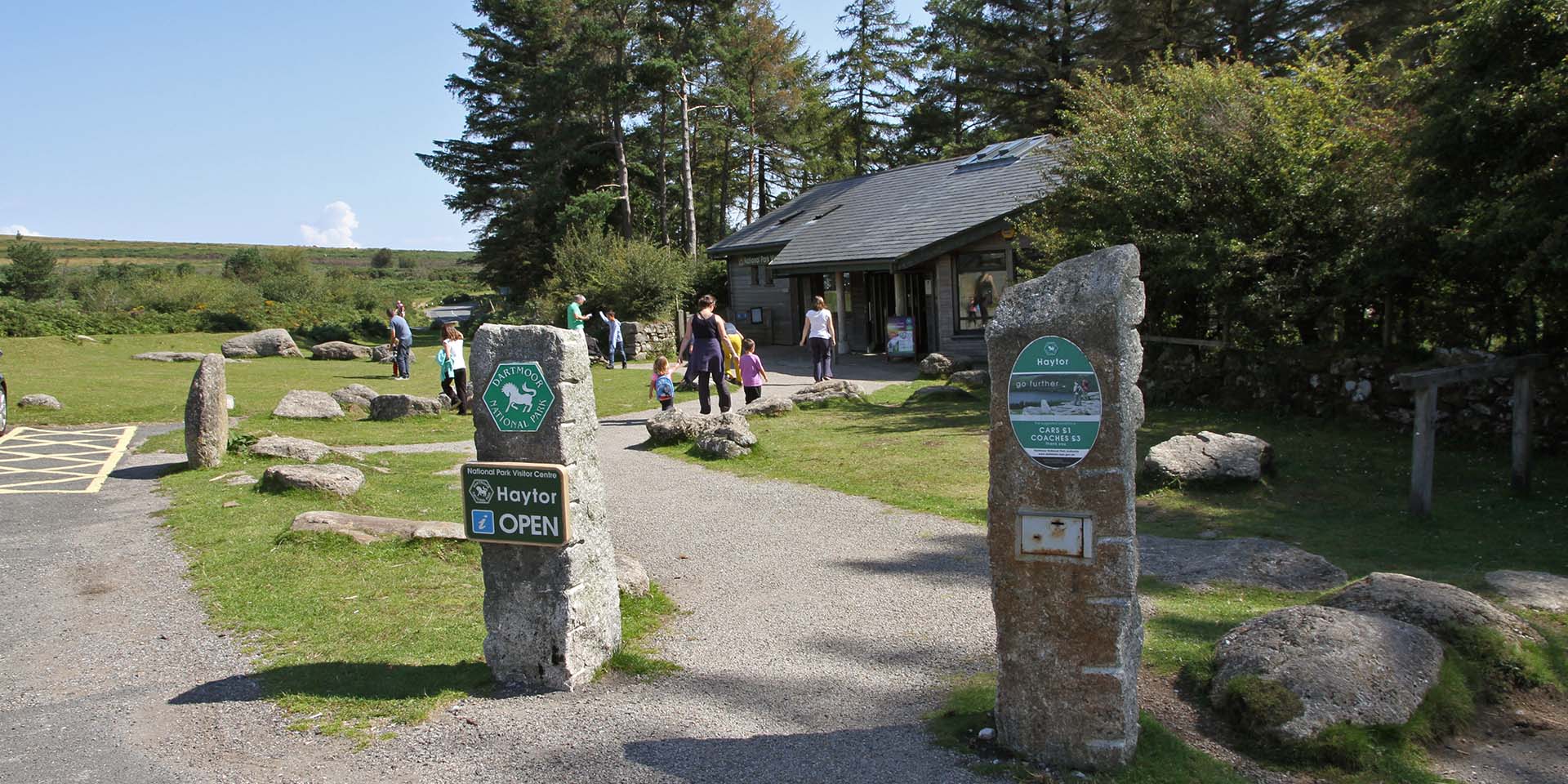 Exterior of Haytor Visitor Centre