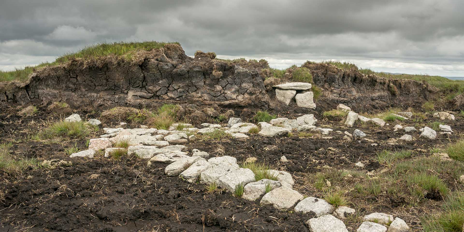 Whitehorse Hill burial cist excavated