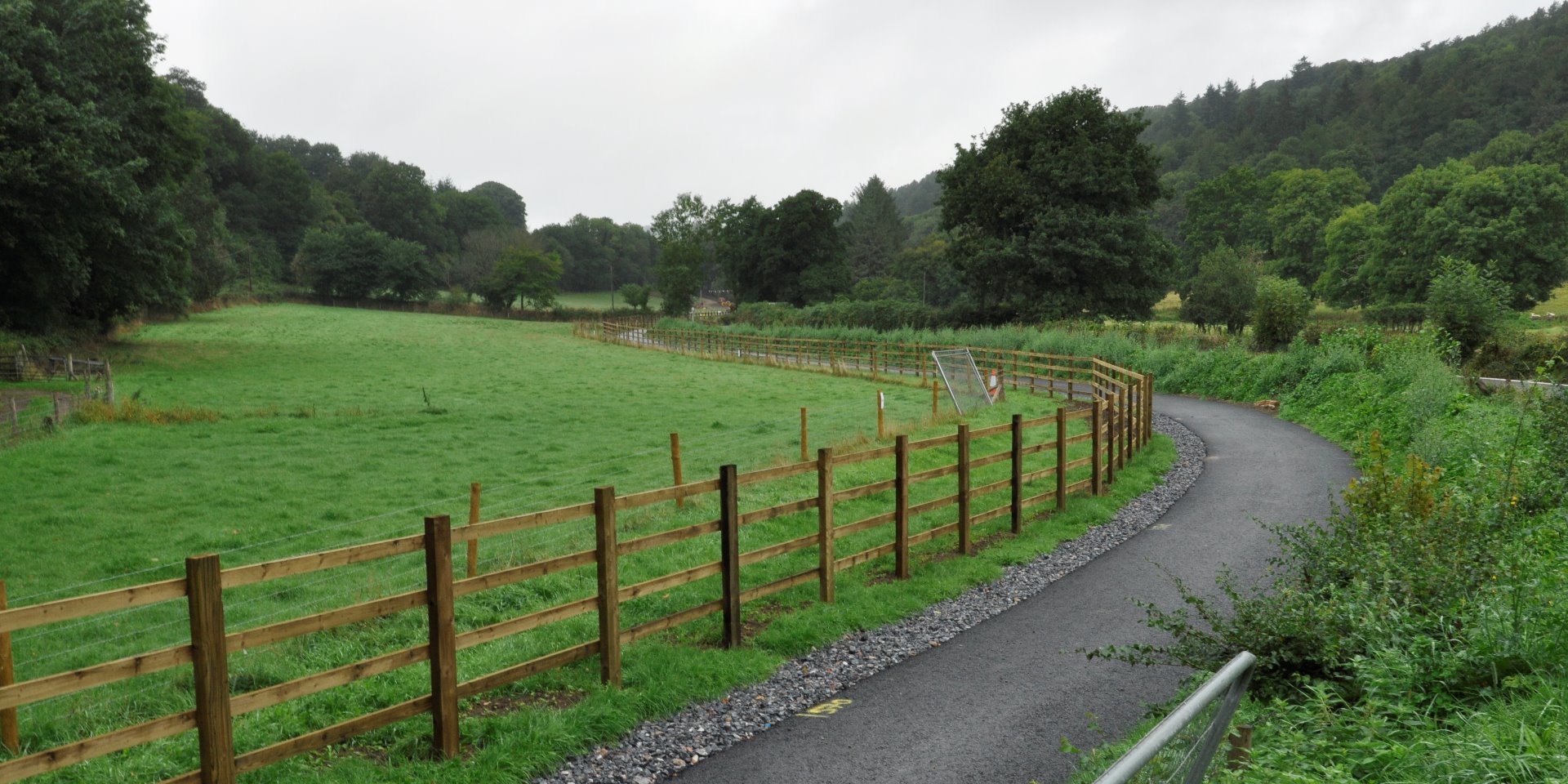New section of the path at Wray Barton