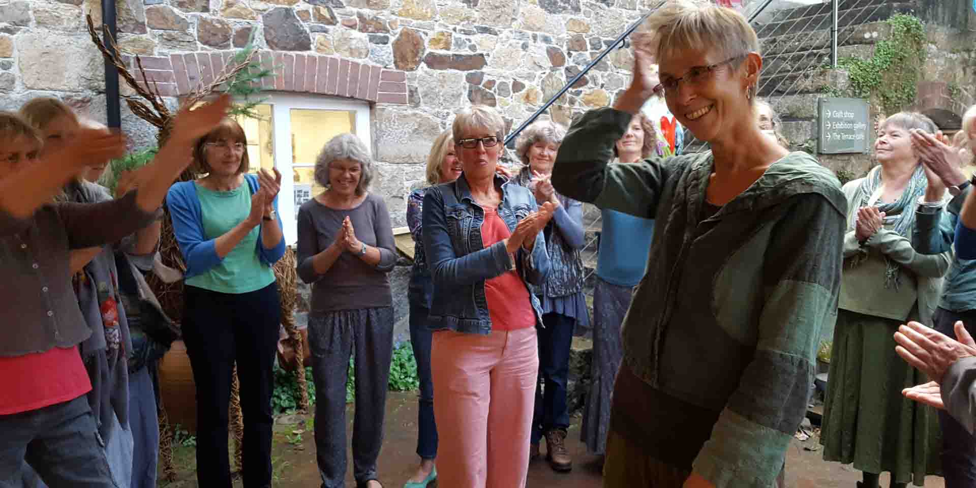 Singing as part of the Granite Element celebrations