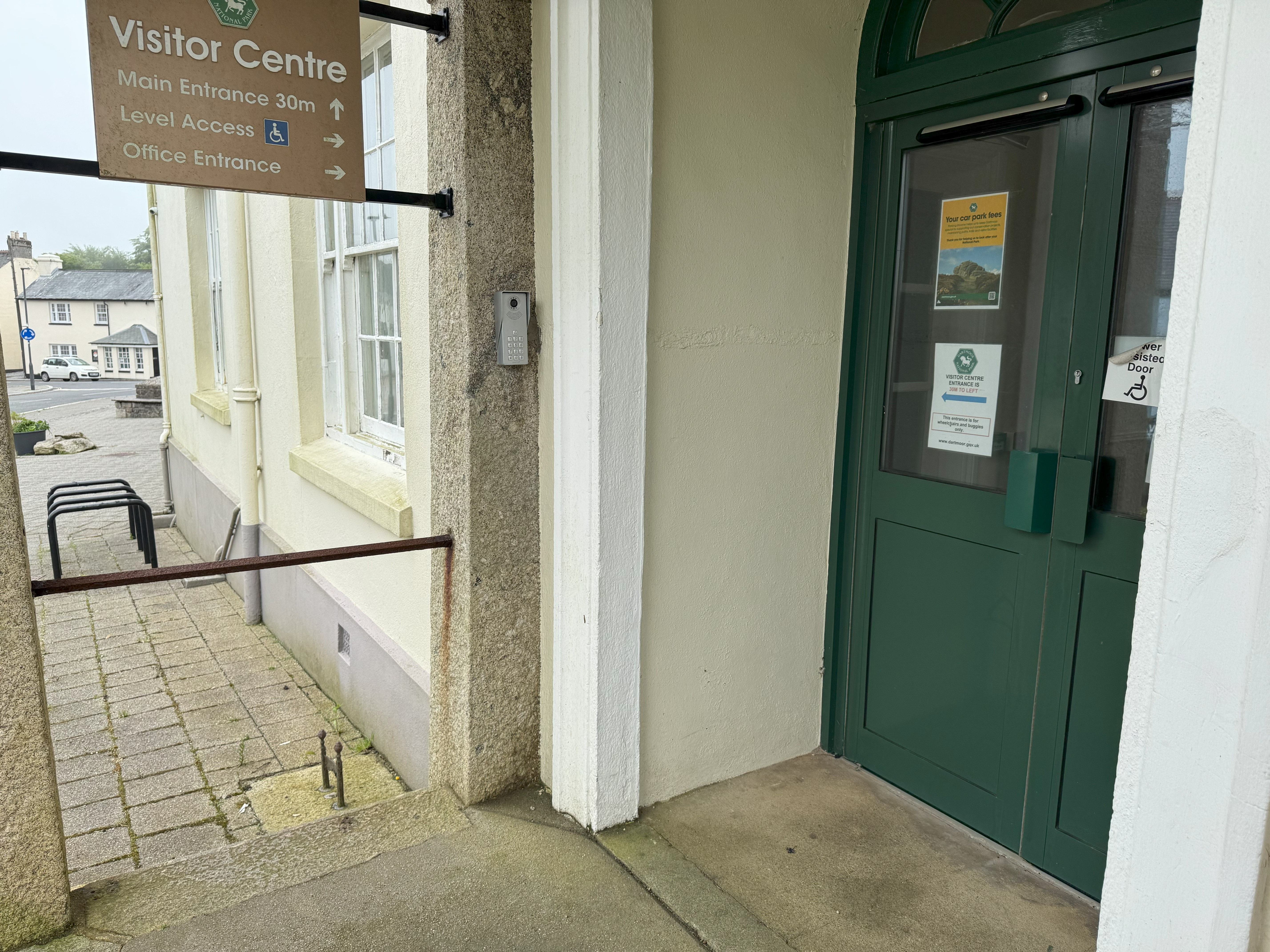 accessible entrance door