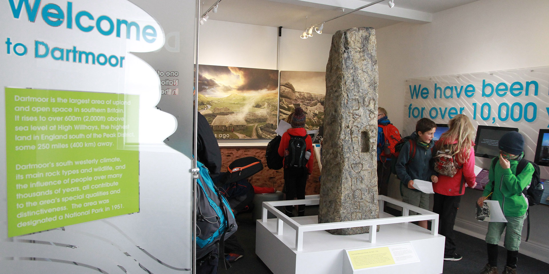 School children exploring bronze age interpretation