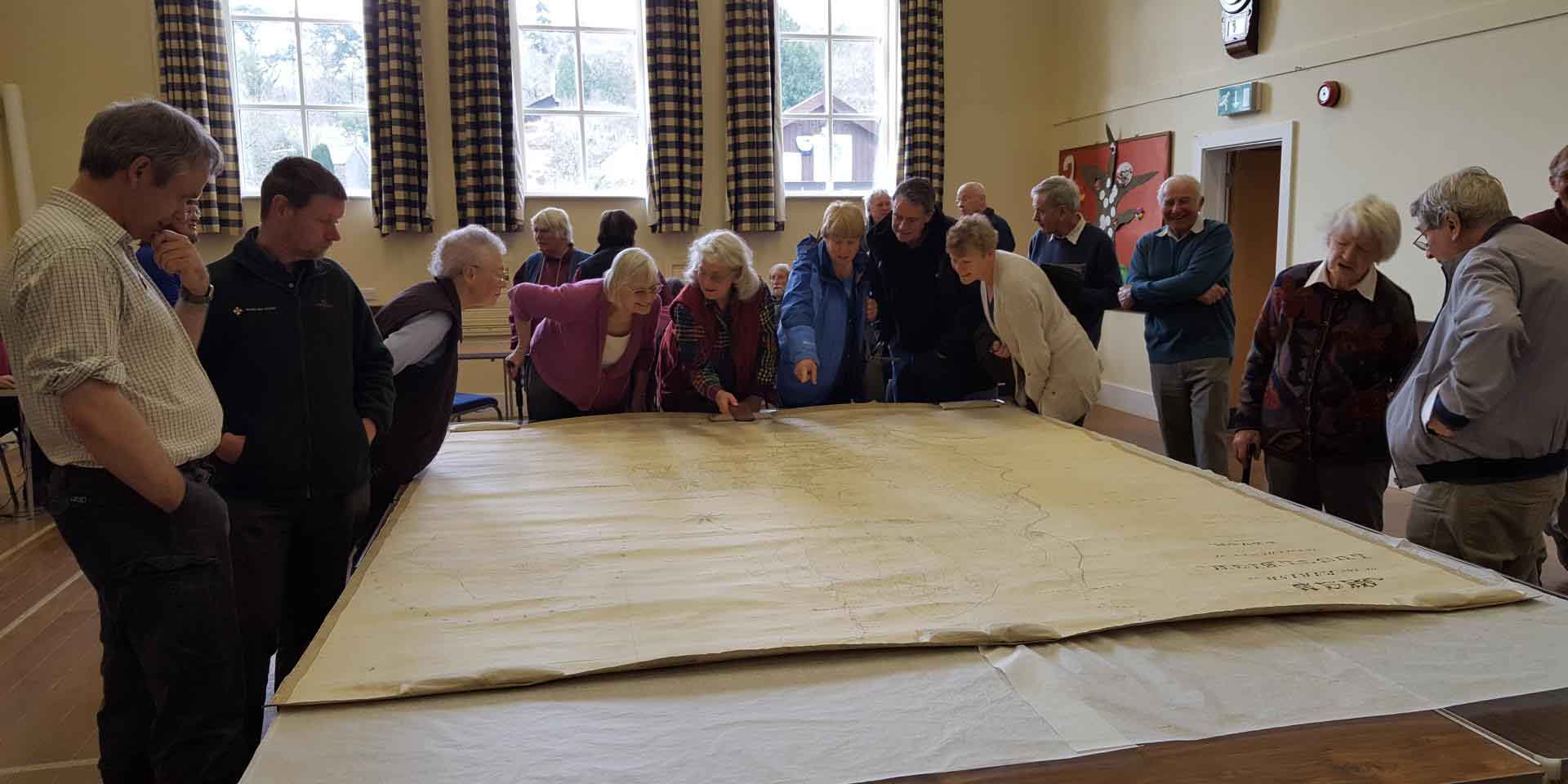 Looking at the Lustleigh tithe map