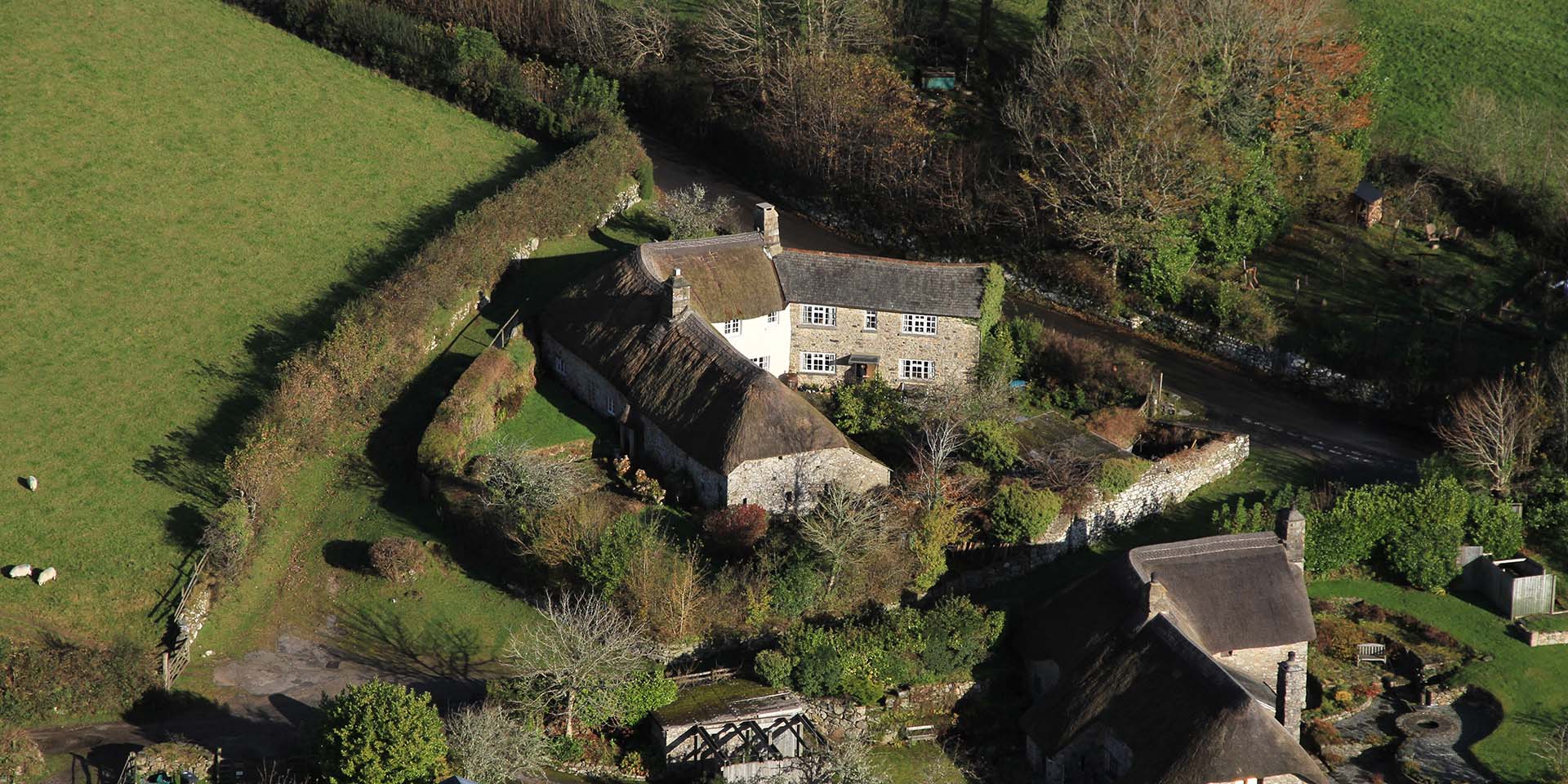 Aerial view of Higher Uppacott