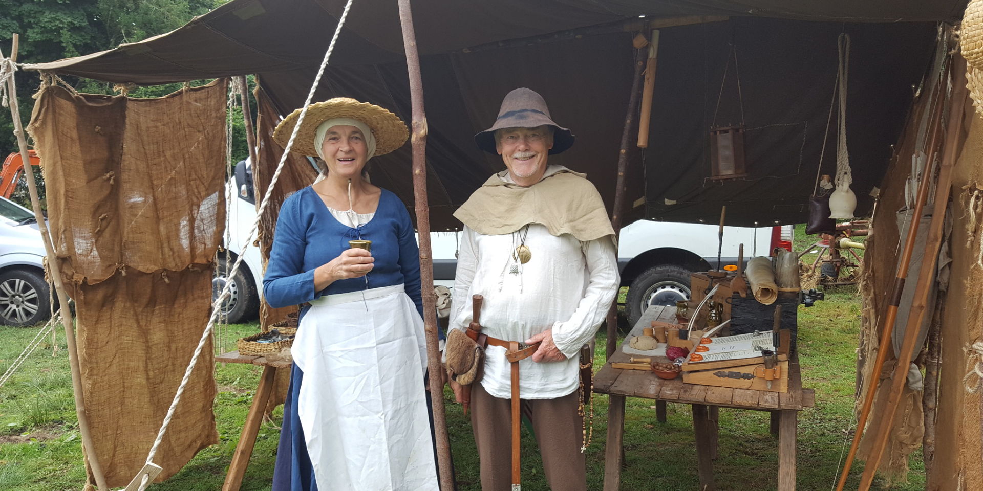 Medieval re-enactors