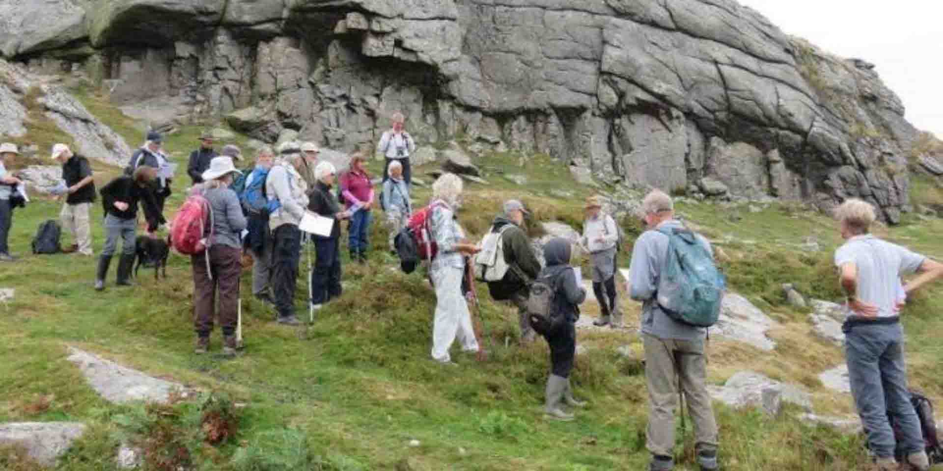 Learning about Haytor's quarries