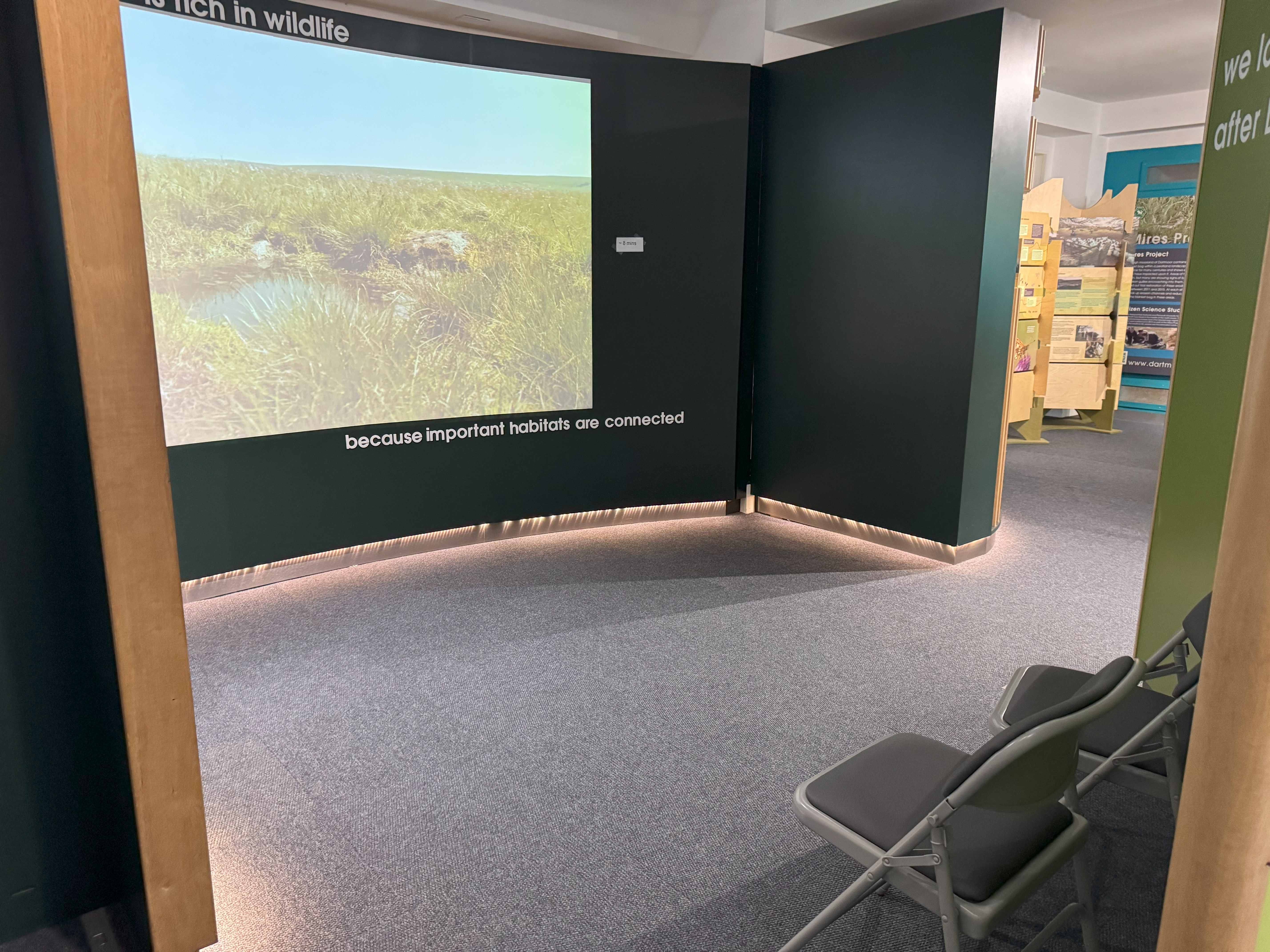 interpretation area with seating