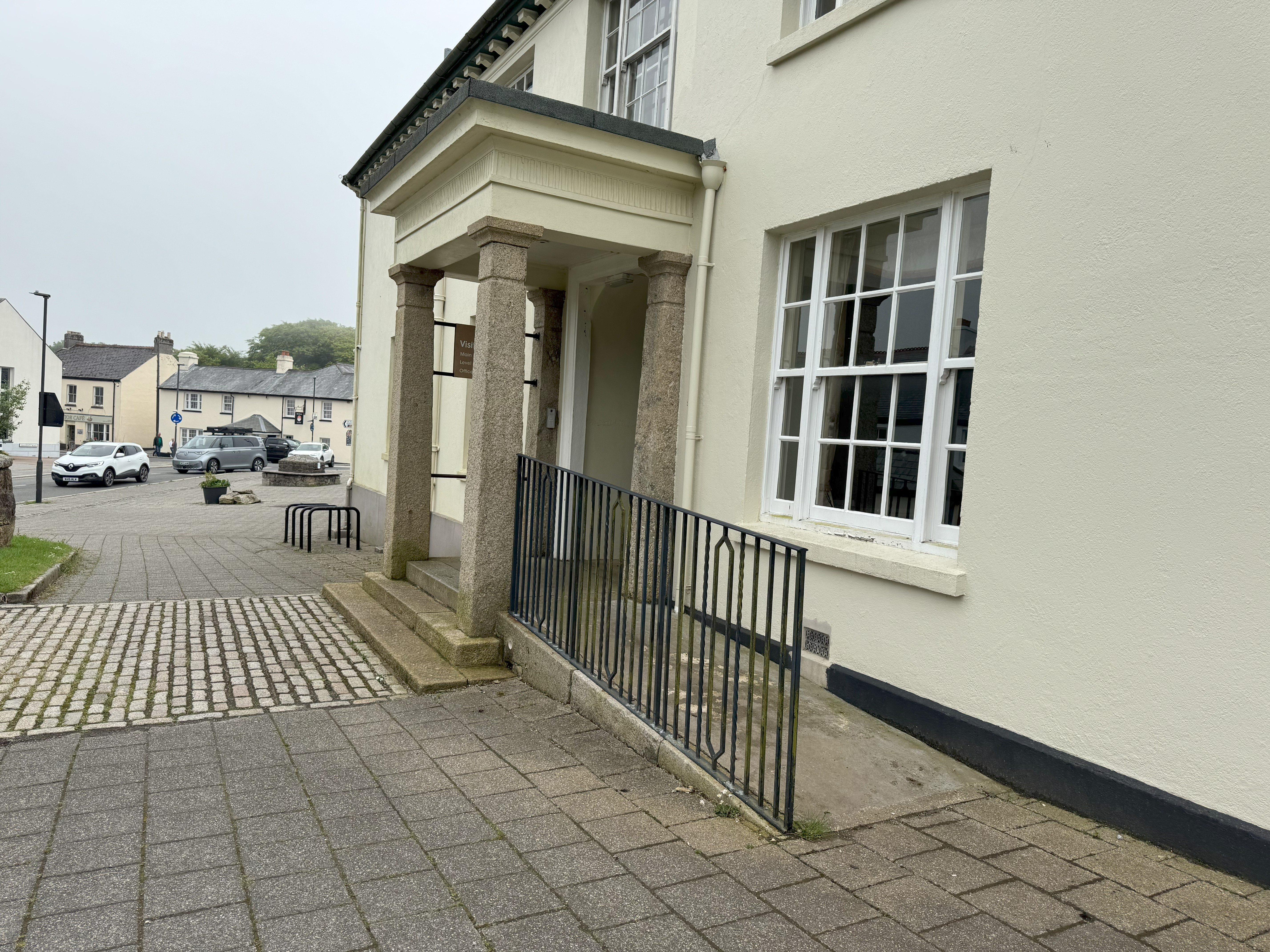ramp to accessible entrance