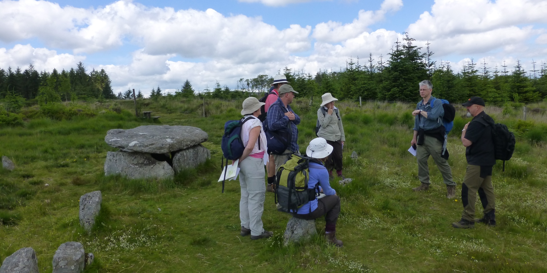 Volunteer training at Bellever