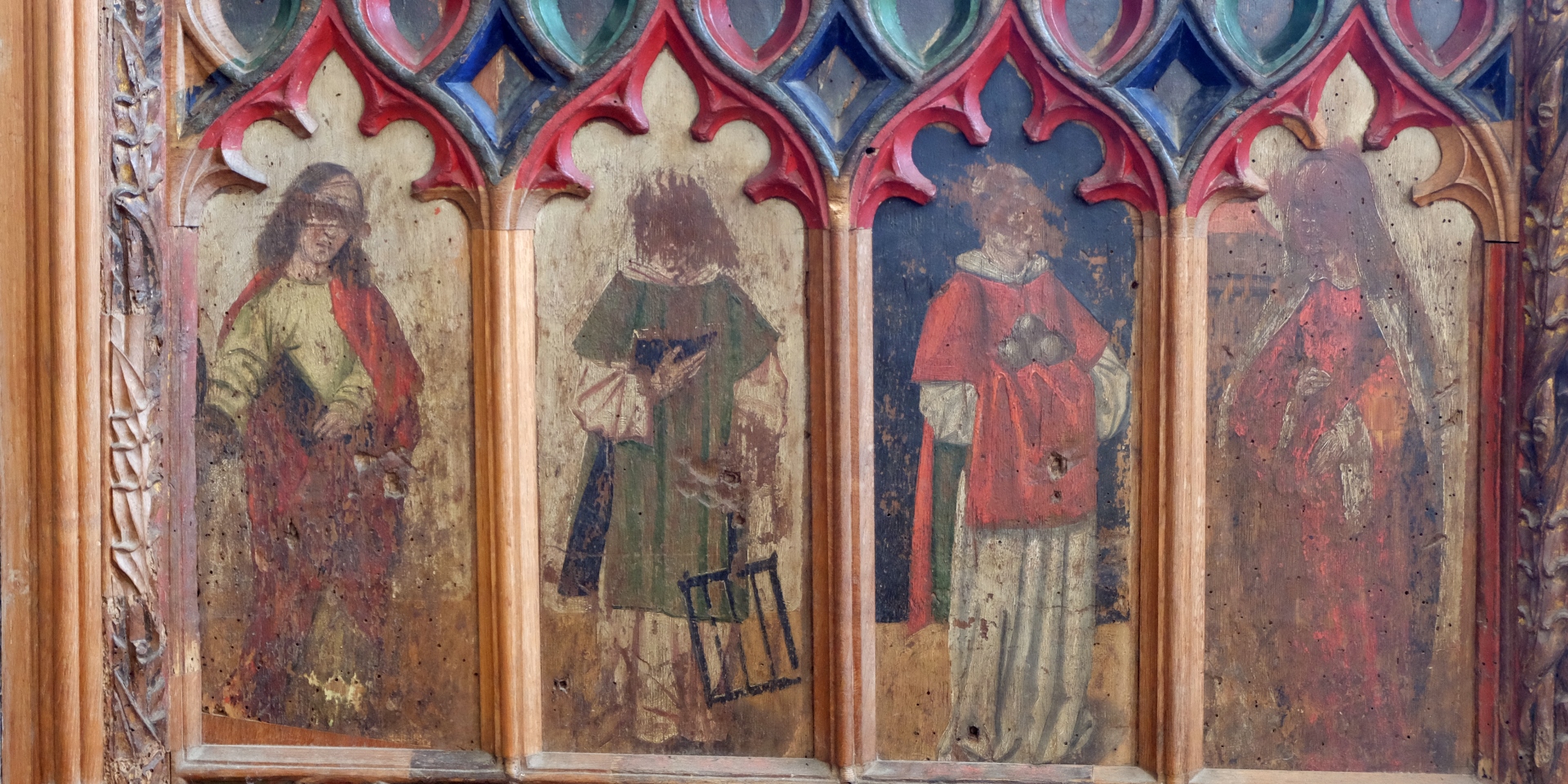 Medieval Screen in the church