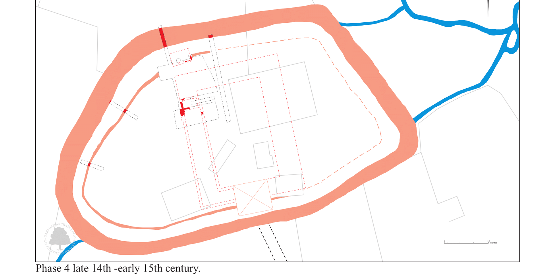 Archaeological plan of the site
